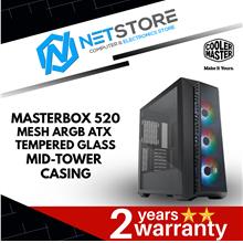 COOLER MASTER MASTERBOX 520 MESH ARGB ATX TEMPERED GLASS MID-TOWER