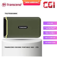Transcend 2TB USB 3.2 Gen 2x2 Type-C Portable SSD - TS2TESD380C