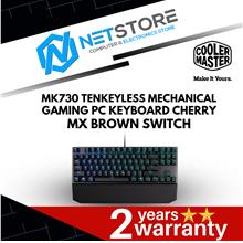 COOLER MASTER MK730 TENKEYLESS GAMING KEYBOARD CHERRY MX BROWN SWITCH