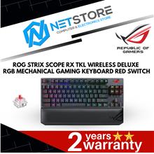 ASUS ROG STRIX SCOPE RX TKL WIRELESS DELUXE RGB MECHANICAL RED SWITCH