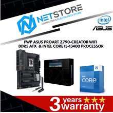 PWP ASUS PROART Z790-CREATOR WIFI DDR5 ATX &amp; INTEL CORE I5-13400