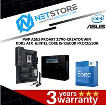 PWP ASUS PROART Z790-CREATOR WIFI DDR5 ATX &amp; INTEL CORE I5-13600K