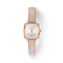 TISSOT T058.109.36.031.00 LOVELY SQUARE Quartz 20mm Leather Beige