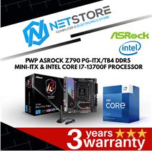 PWP ASROCK Z790 PG-ITX/TB4 DDR5 Mini-ITX &amp; INTEL CORE I7-13700F