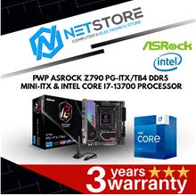 PWP ASROCK Z790 PG-ITX/TB4 DDR5 Mini-ITX &amp; INTEL CORE I7-13700