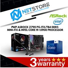 PWP ASROCK Z790 PG-ITX/TB4 DDR5 Mini-ITX &amp; INTEL CORE I9-13900