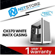 DEEPCOOL CH370 WHITE MATX CASE - R-CH370-WHNAM1-G-1