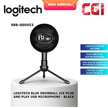 Logitech Blue Snowball Ice Plug and Play USB Microphone - Black