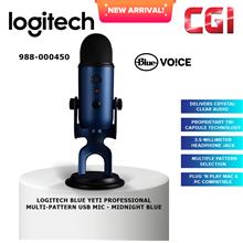 Logitech Blue Yeti Professional USB Mic (988-000450)-Midnight Blue