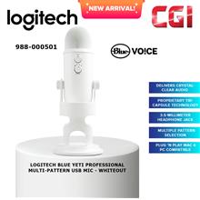 Logitech Blue Yeti Professional USB Microphone(988-000501)- Whiteout