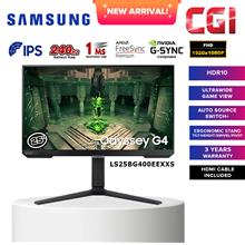 Samsung 25&quot; LS25BG400EEXXS Odyssey G4 FHD 240Hz 1ms G-Sync IPS Monitor
