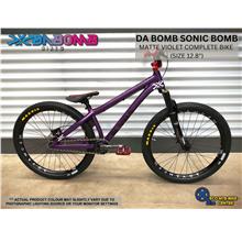 Da Bomb Sonic Boom complete bike matte violet (size 12.8)