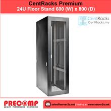 CentRacks Premium 24U (24U x 60cm x 80cm) Floor Stand Server Rack
