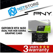 PNY GEFORCE RTX 1650 DUAL FAN 4GB GDDR6 GRAPHIC CARD-VCG16504D6DFPPB1