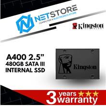 KINGSTON A400 2.5” 480GB SATA III INTERNAL SSD - SA400S37/480G