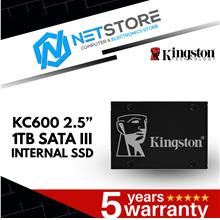 KINGSTON KC600 2.5” 1TB SATA III INTERNAL SSD - SKC600/1024G
