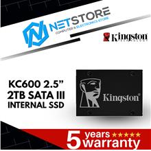 KINGSTON KC600 2.5” 2TB SATA III INTERNAL SSD - SKC600/2048G