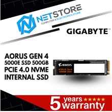 GIGABYTE AORUS GEN 4 5000E SSD 500GB PCIE 4.0 NVME INTERNAL SSD