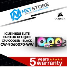 CORSAIR ICUE H150I ELITE CAPELLIX XT LIQUID CPU COOLER - BLACK