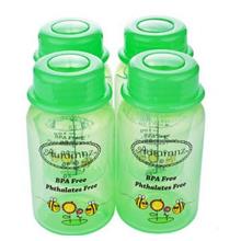 Autumnz Breastmilk Storage Bottles (4 btls) - Green Buzzing Bees