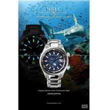 BALL Watch DM2280A-S4C-BE Diver Chronometer Reefs 42mm Malaysia LE