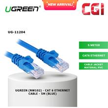 Ugreen (NW102) 11204 Cat6 UTP Ethernet LAN Cable (5M) - Blue