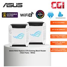 Asus ROG Capture GT6 AX10000 Gaming Mesh System - Moonlight White