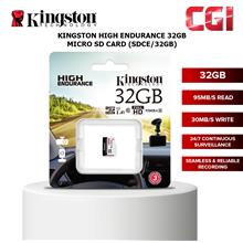 Kingston 32GB High Endurance microSD Card - SDCE/32GB