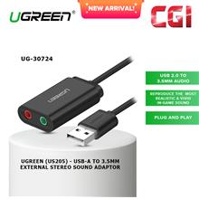 Ugreen (US205) 30724 USB to 3.5mm External Audio Stereo Sound Adapter