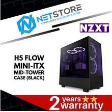 NZXT H5 FLOW MINI-ITX MID-TOWER CASE (BLACK) - CC-H51FB-01