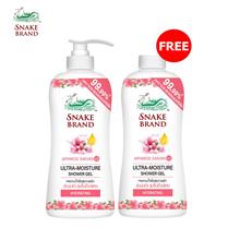 Snake Brand Japanese Sakura Shower Gel 450ml + Refill 450ml