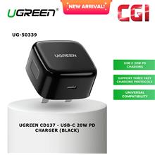 Ugreen (CD137) 50339 USB-C 20W PD Charger - Black