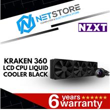 NZXT KRAKEN 360 LCD CPU LIQUID COOLER - BLACK - RL-KN360-B1