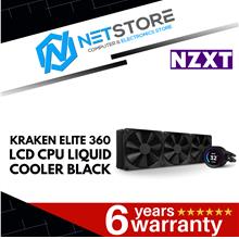 NZXT KRAKEN ELITE 360 LCD CPU LIQUID COOLER BLACK - RL-KN36E-B1
