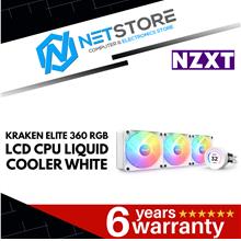 NZXT KRAKEN ELITE 360 RGB LCD CPU LIQUID COOLER WHITE - RL-KR36E-W1