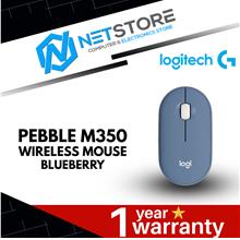 LOGITECH PEBBLE M350 WIRELESS MOUSE BLUEBERRY - 910-006667