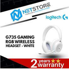 LOGITECH G735 GAMING RGB WIRELESS HEADSET - WHITE - 981-001084