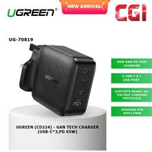 UGREEN (CD224) 70819 PD 65W USB-A and 3xUSB-C Gan Tech Charger