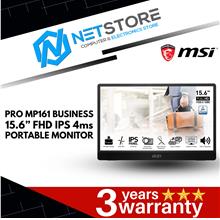 MSI PRO MP161 BUSINESS 15.6” FHD IPS 4ms PORTABLE MONITOR