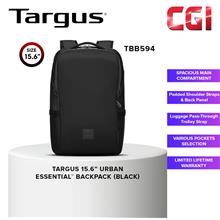 Targus 15.6” Urban Essential™ Backpack - Black (TBB594GL)