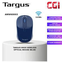 Targus W600 Wireless Optical Mouse - Blue (AMW60003)