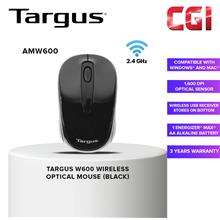 Targus W600 Wireless Optical Mouse - Black (AMW600)