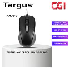 Targus AMU660 U660 Optical Mouse - Black