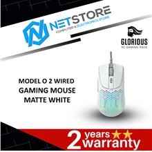 GLORIOUS MODEL O 2 WIRED GAMING MOUSE MATTE - WHITE