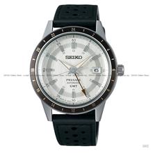 SEIKO SSK011J1 PRESAGE Style 60's Road Trip GMT Automatic Leather