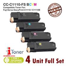 Fuji Xerox C1110 / C1110B Compatible Toner (4 Unit Full Set)