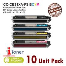 [10 Unit Mixed] HP 126A CE310A / CE311A / CE312A / CE313A