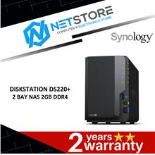 SYNOLOGY DISKSTATION DS220+ 2 BAY NAS 2GB DDR4 - SYN-DS-220+