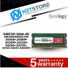 SYNOLOGY D4NESO-2666-4G RAM DDR4-2666 Non-ECC SO-DIMM 4GB