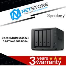 SYNOLOGY DISKSTATION DS1522+ 5 BAY NAS 8GB DDR4 - SYN-DS-1522+